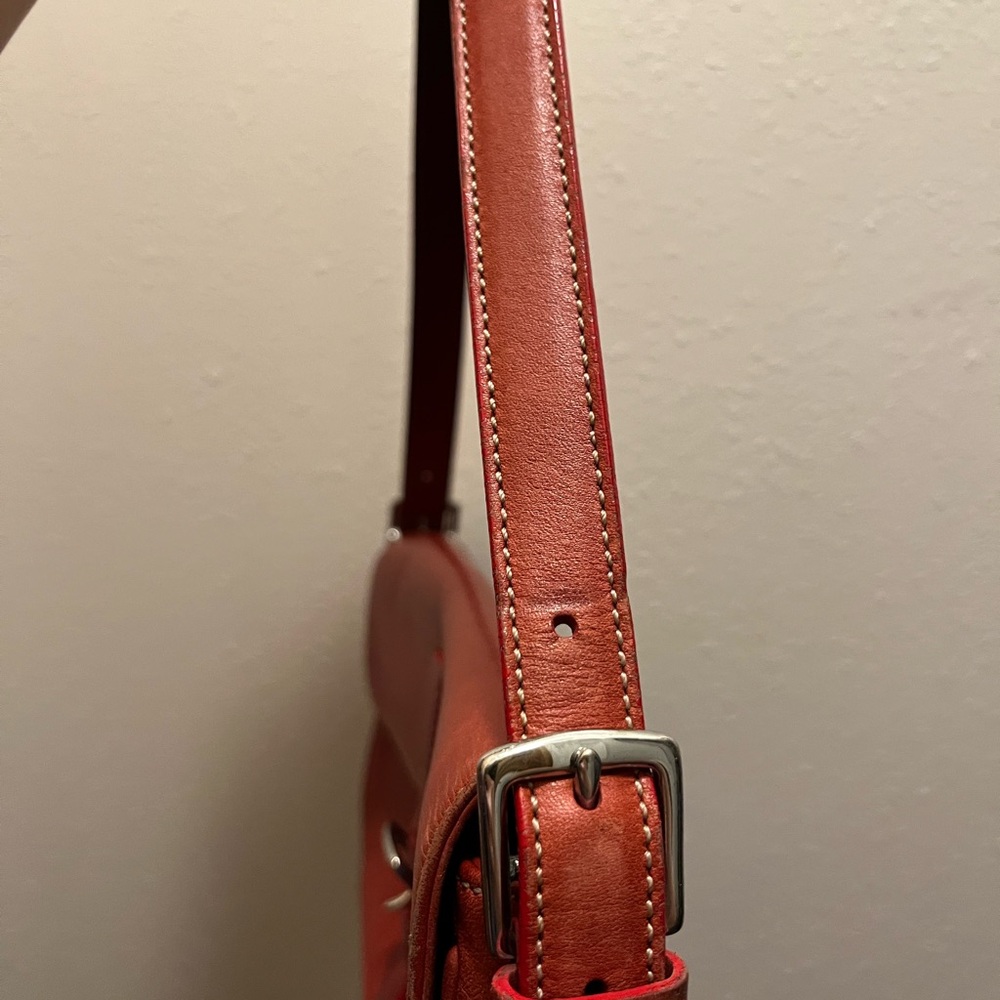 Coach Hamptons East West Buckle Shoulder Bag-Vintage Y2K-Rare Color - Picture 5 of 13